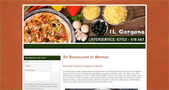 Desktop Screenshot of pizzeria-ilgargano.com